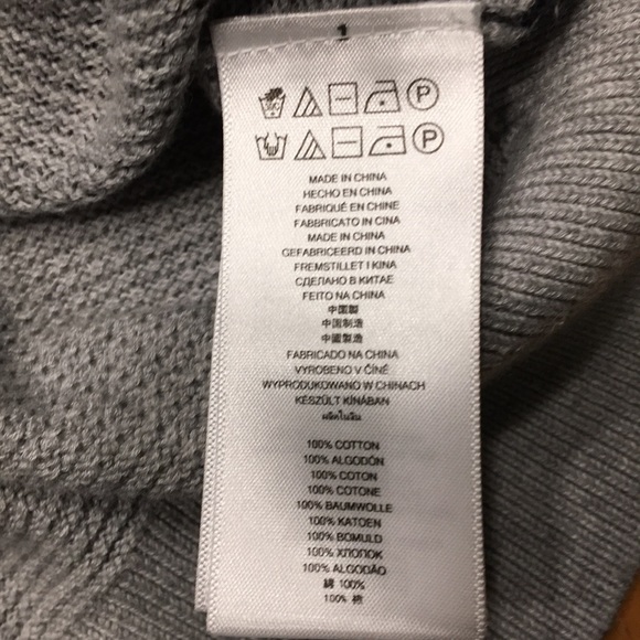 Michael Kors Grey Knit Camo Sweater Host Pick - Picture 12 of 12